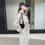 【现货春装】数据好工装外套半裙吊带三件套装207-1066P185控288，女装套装/套裙，卡莱