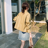 【春款现货】数据好PU皮衣短款外套207-013P135控188，女装皮衣，卡莱