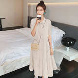 现货！3色系带连衣裙蛋糕裙207-J786P95控148，女装连衣裙，卡莱