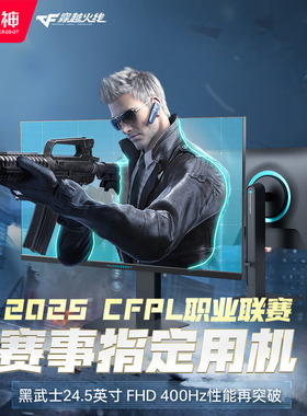 雷神黑武士24.5英寸原生300Hz FastIPS游戏电竞显示器CF25F300L