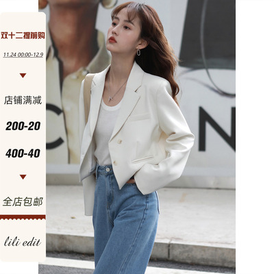 taobao agent Short autumn advanced classic suit jacket, high-end, suitable for teen