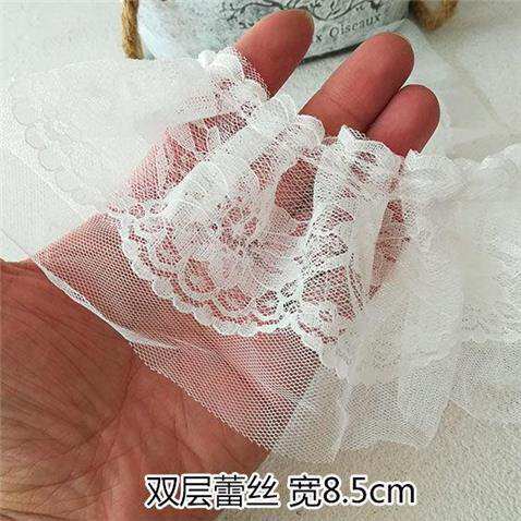 洛丽塔布料diy蕾丝料皱下摆裙边领口装饰黑白色双层网纱手工布料|ruв категории домашний ткань, швейная diy материалов, инструментов и готовой продукции, швейная diy аксессуары/аксессуары/аксессуары, кружева - от Buy2taobao.com для оказания профессиональной услуги покупки агента Taobao