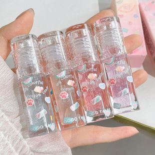 gogotales戈戈舞护唇油滋润唇釉透明唇蜜玻璃唇润唇膏防干裂