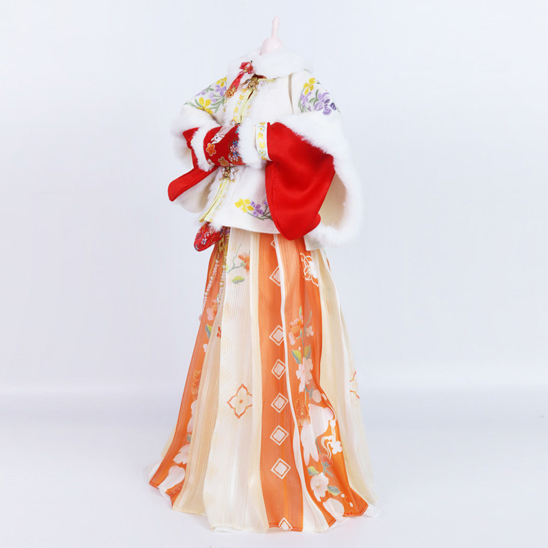 德必胜2023新年款锦年衣服3分bjd娃娃古装娃衣礼服古风服饰60cm