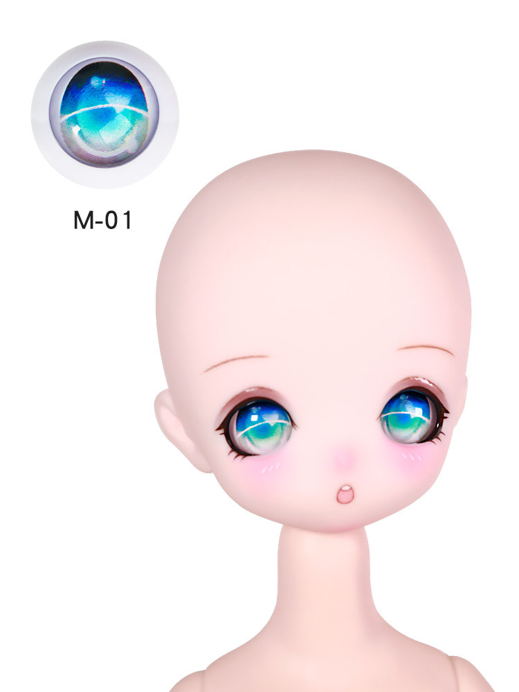 四分bjd娃娃眼珠亚克力彩瞳40cm娃娃眼睛动漫卡通星辰眼幻彩瞳孔