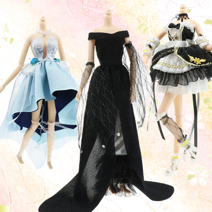 GIRL十二星座关节娃娃衣服6分娃衣服可儿心怡洋娃娃礼服ob娃衣