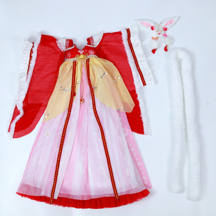 德必胜三分60cm冰雪娃衣bjd古装娃衣礼服古风汉服中国风娃娃衣服