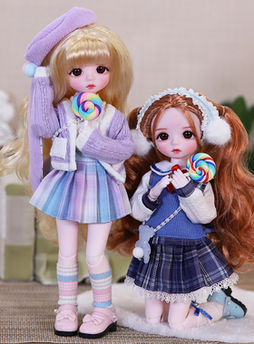 必胜小天使6分30厘米bjd关节洋娃娃人偶sd人形女孩玩具2021新款