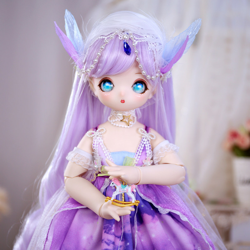 徳必胜火柴女孩40cm四分bjd机械关节洋娃娃sd人形玩偶二次元玩具