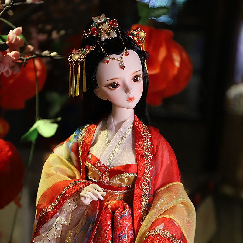 德必胜娃娃女古装三国大乔60cm