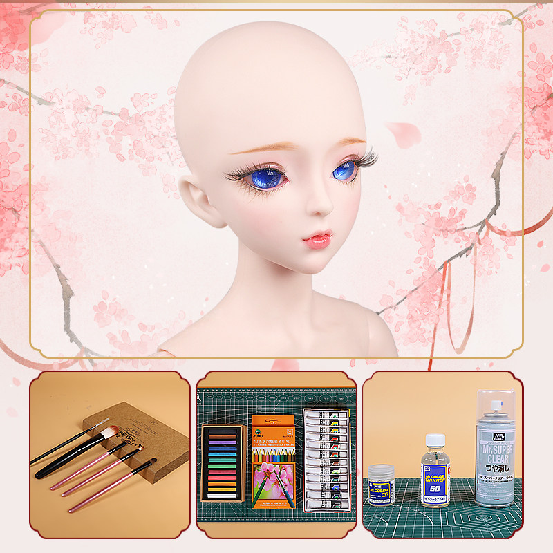 bjd/sd小布娃娃改妆画妆工具消光稀释卸妆改娃练妆送教程,玩具/童车/益智/积木/模型,娃娃/配件/着替,淘宝优惠券,粉丝福利购,淘宝优惠卷