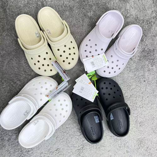 Crocs卡骆驰洞洞鞋女鞋经典云朵clog厚底拖鞋206750