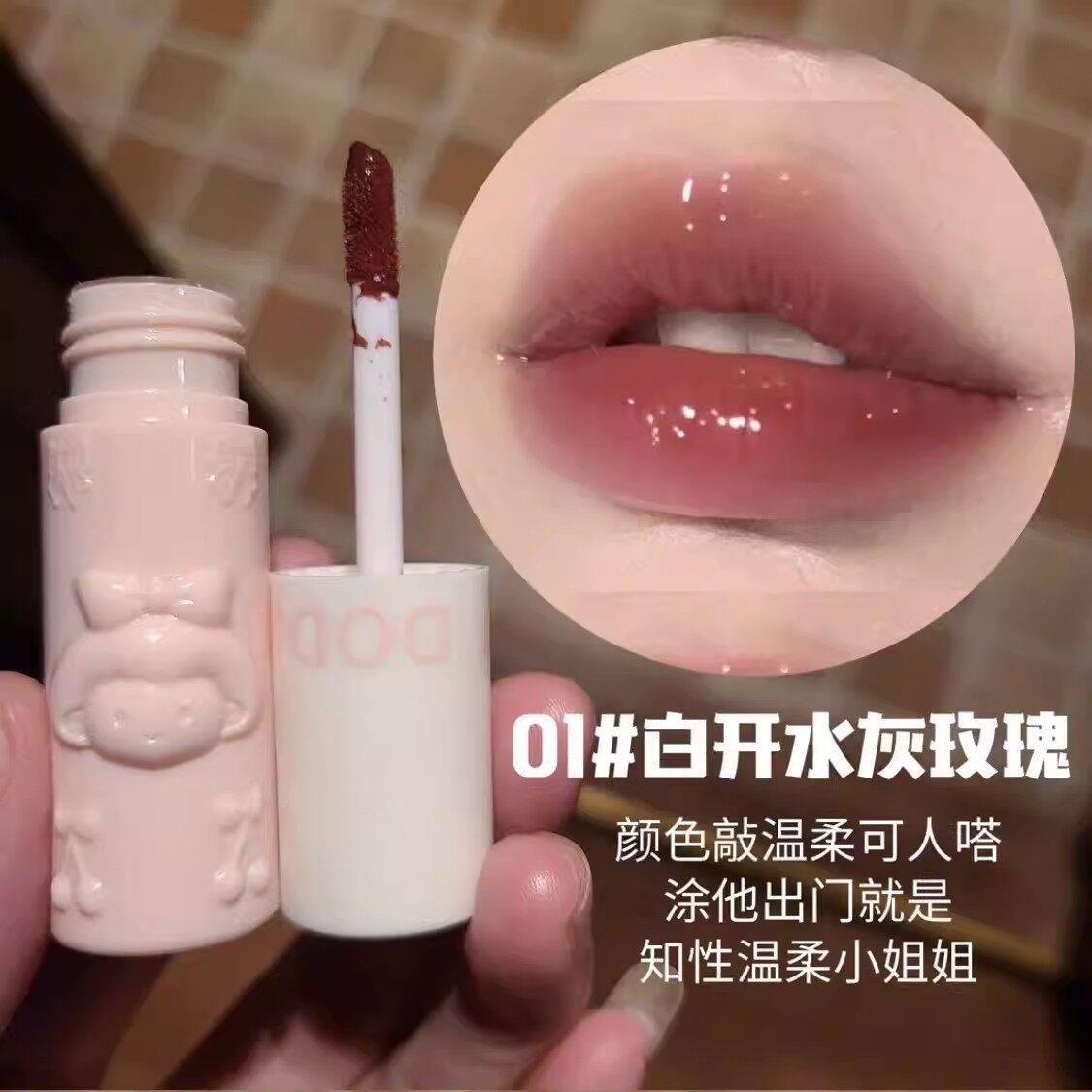 正品哑光唇泥玫瑰豆沙软糯显白少女低饱和口红唇釉素颜显白自然妆