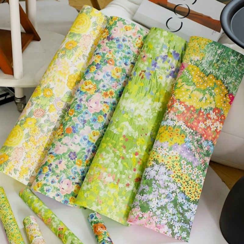 春日繁花鲜花花束包装纸