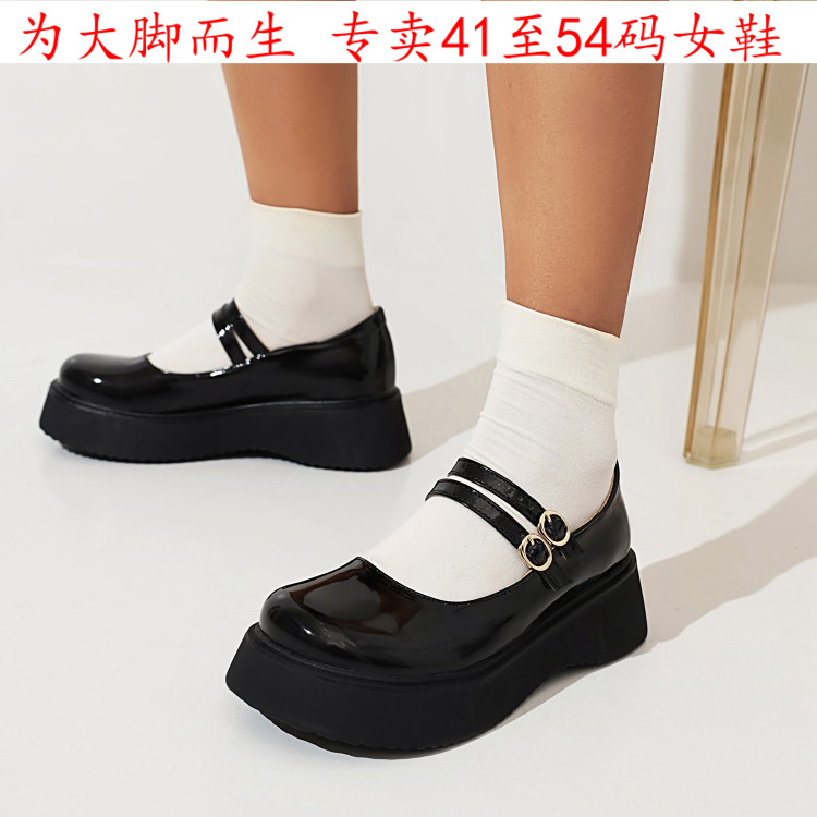41一45特大码女鞋厚底鞋424344图片