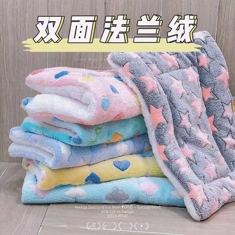 猫咪宠物睡垫猫狗垫子机洗秋冬加厚款毛毯冬天狗猫垫保暖睡觉用垫图片