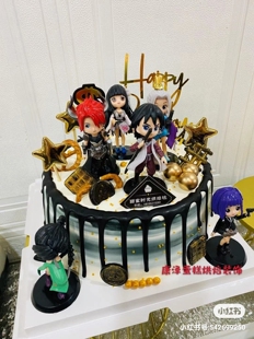 蛋糕装饰摆件刺客567伍六七手办模型 男孩游戏人偶手办袋装装饰