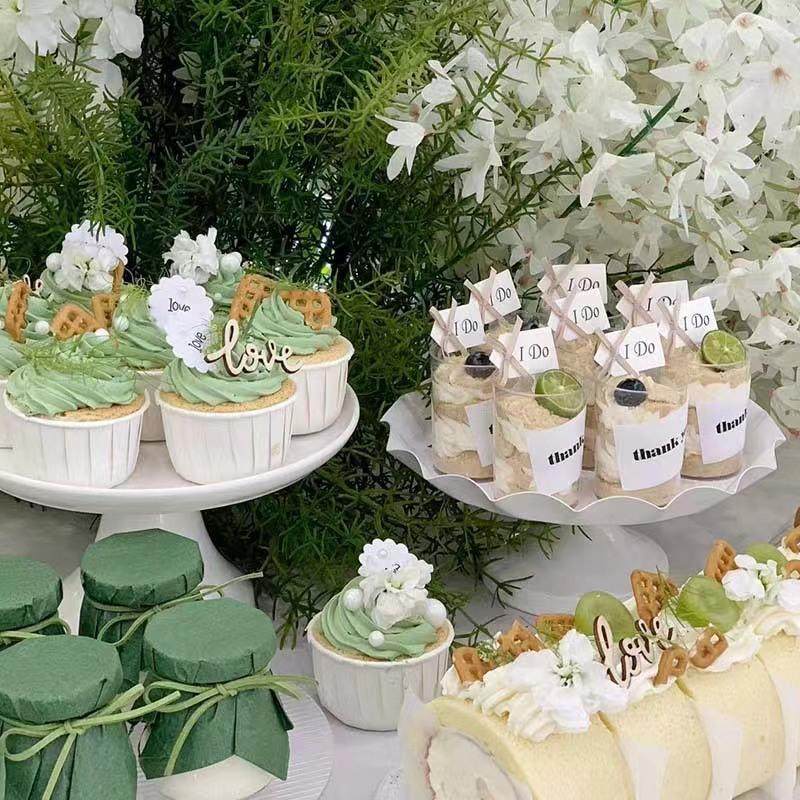订婚宴户外森系绿白色系婚礼甜品台镂空木片love纸杯蛋糕装饰摆件,节庆用品/礼品,节日装扮用品,淘宝优惠券,粉丝福利购,淘宝优惠卷