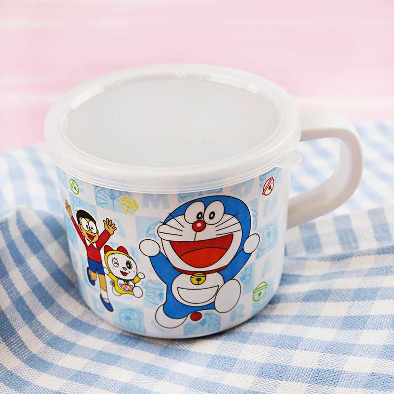 多啦A梦仿瓷餐具防烫防摔杯子