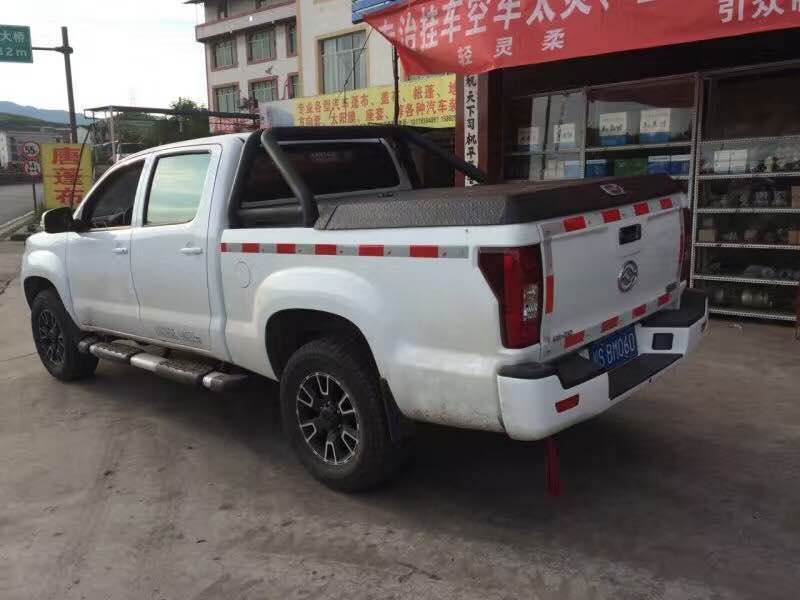 卡威k1黄海n2皮卡车后箱盖改装高顶货箱盖改装定制后雨棚平盖