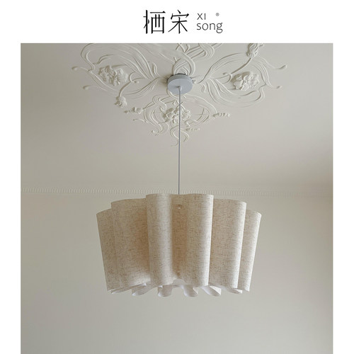 法式中古卧室吊灯复古创意个性艺术房间日式书房茶室主卧餐厅灯