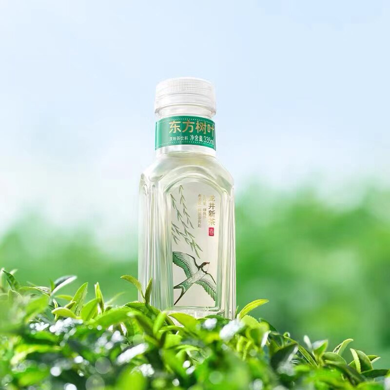 东方树叶春季限定龙井新茶335ml瓶装0糖0脂茶饮料图片