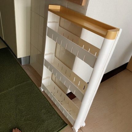 7cm10夹缝柜极窄缝隙窄缝超窄置物架冰箱边柜侧夹缝柜架子收纳柜