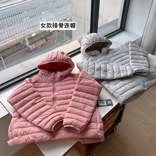 RY美户royalway女式连帽轻薄羽绒服鸭绒充绒防风修身排骨服韩版