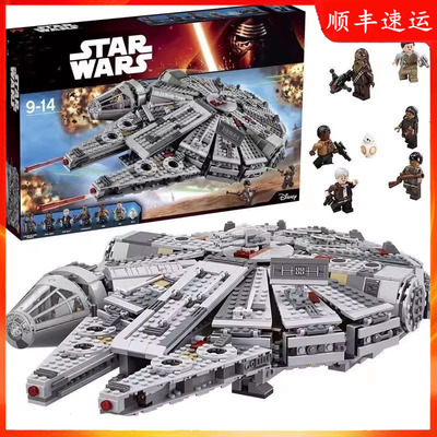 星球大战千年隼飞碟75192男女孩子拼装积木儿童玩具礼物2025新款