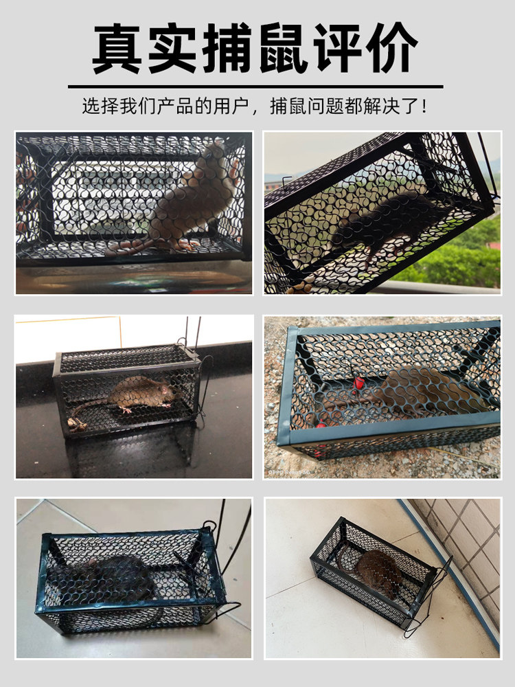 마우스 잡기 케이지 가정용 마우스 트랩 유물 실내 완전 자동 마우스 케이지 강력한 캐치 마우스 트랩 트랩