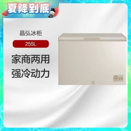 格力晶弘冰柜单温柜255L家商两用强冷动力BC/BD-255D/时代金