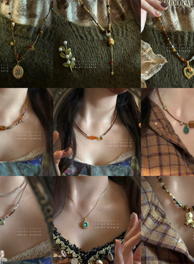 【3件5.8折】轻奢高级感锁骨链女小众设计感项链2025年新款毛衣链