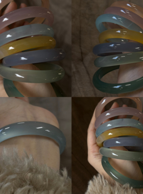 天然玛瑙手镯女气质温柔复古手圈手链新中式温婉高级感手饰品新款