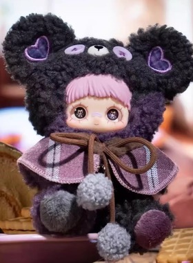 MayMei霉霉小熊饼干系列毛绒挂件盲盒公仔摆件潮玩偶手办礼物女生