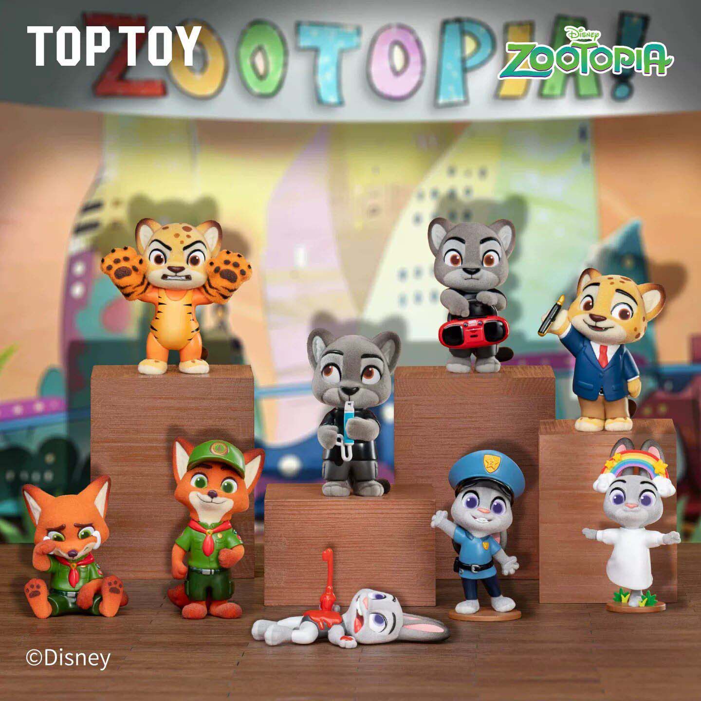 TOPTOY迪士尼疯狂动物城盲盒