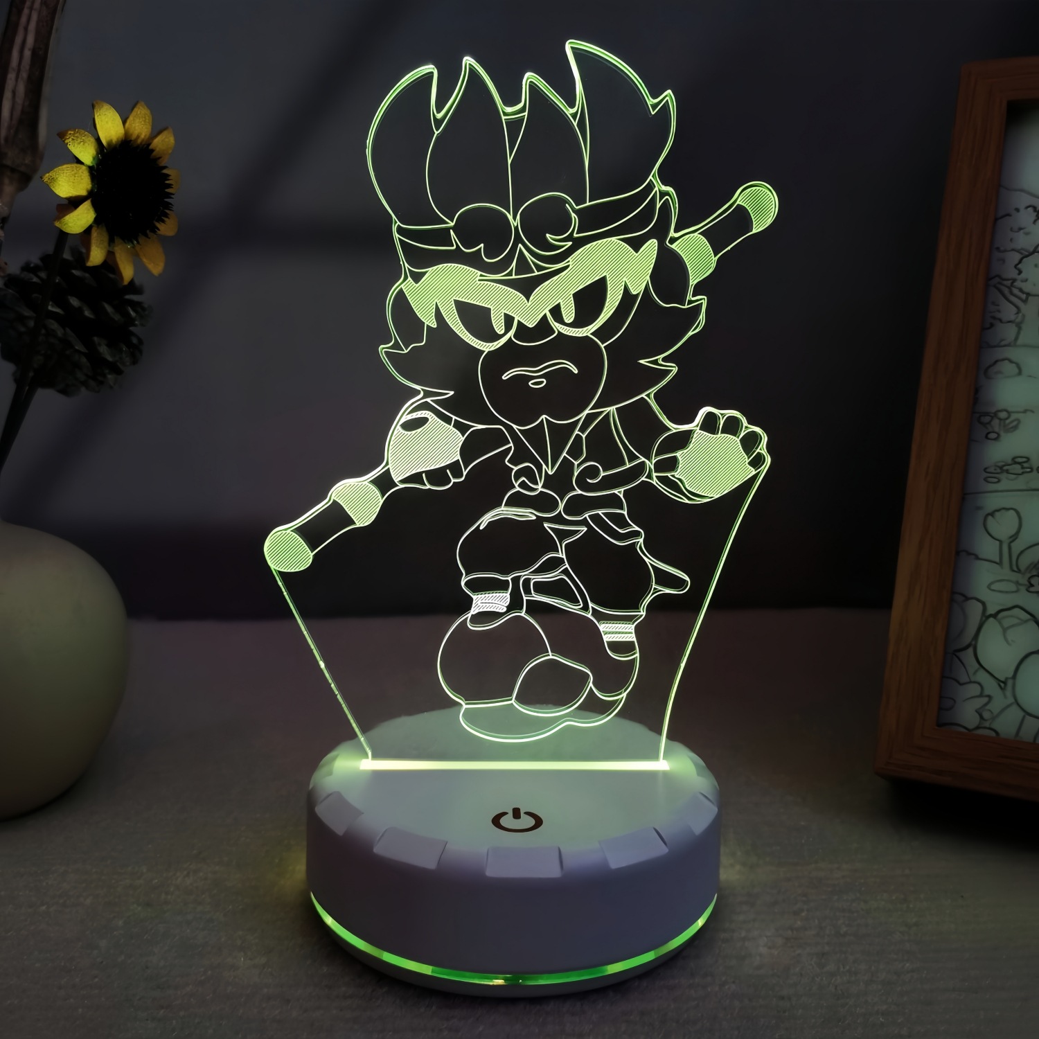 荒野乱斗周边手办挂件艾德加雪莉布洛克小夜灯摆件生日礼物