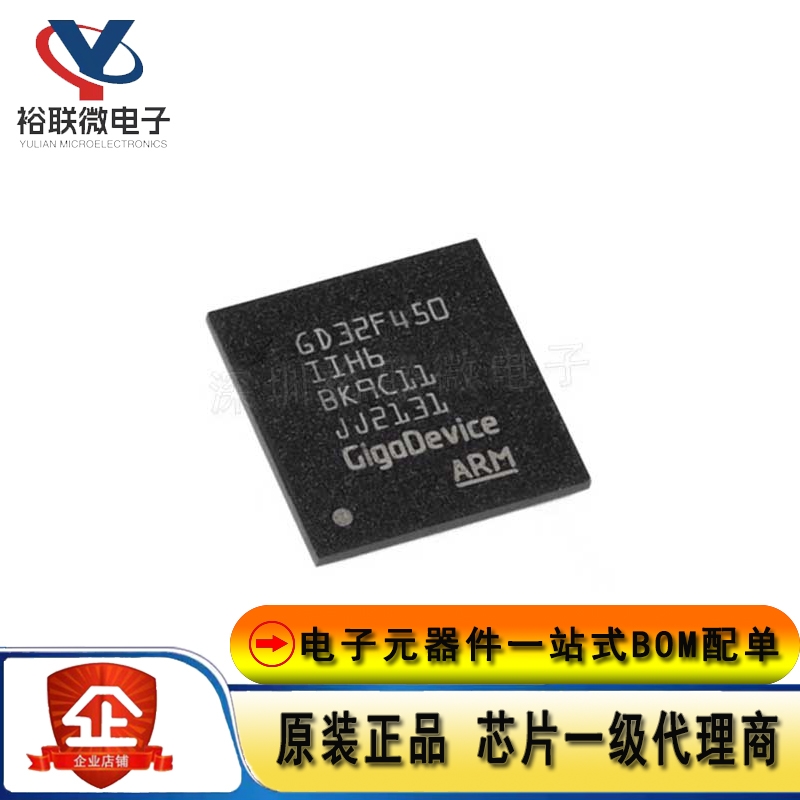 原装现货 GD32F450IIH6 BGA-176 ARM Cortex-M4 32位微控制器-MCU