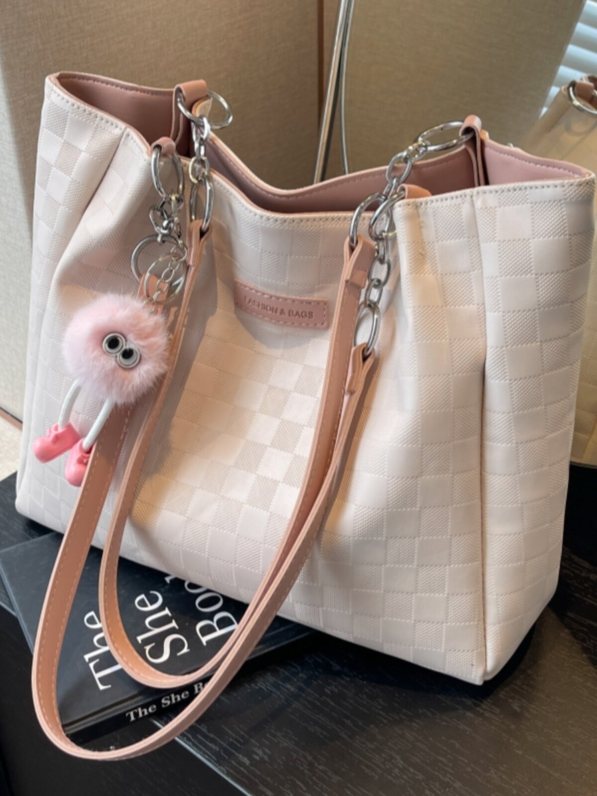 Borsa a tracolla da donna, adatta a studentesse universitarie e pendolari, nuovo modello 2025, borsa tote di alta gamma con grande capacità_voghion.com