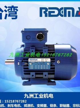 台湾REXMAC电机 RA63B4 RA71B4 RA80B4 90L4 100LB4 112M4 132MA4