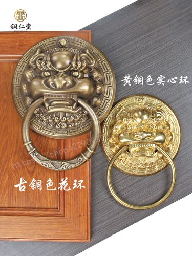 铜仁堂黄铜木门明清古典手工打磨