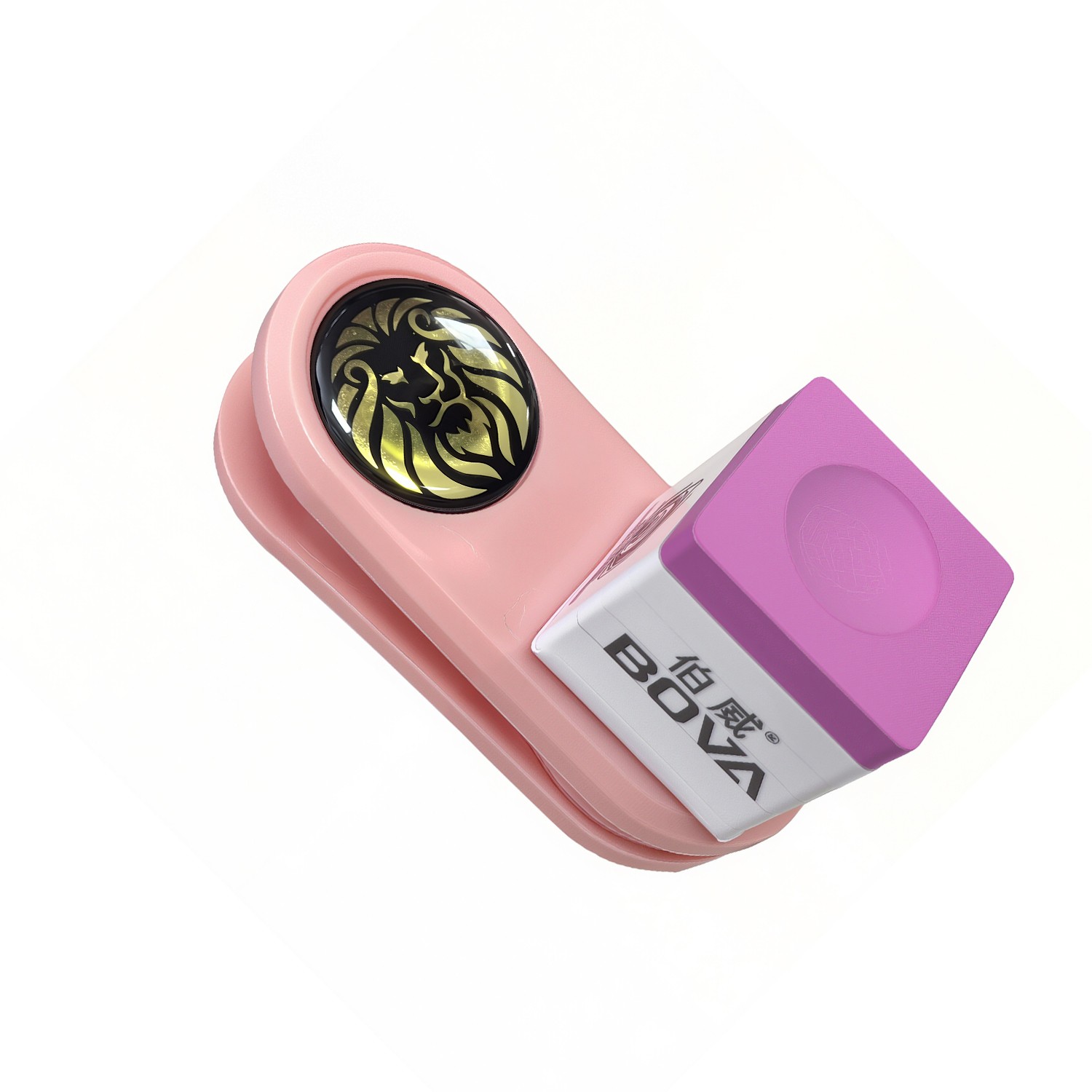 伯威巧克夹强磁吸巧克粉强磁静音夹巧粉袋桌球巧克夹台球配件