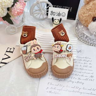 女童春秋季儿童鞋子幼儿超软宝宝单鞋小童幼儿园室内防滑入园布鞋