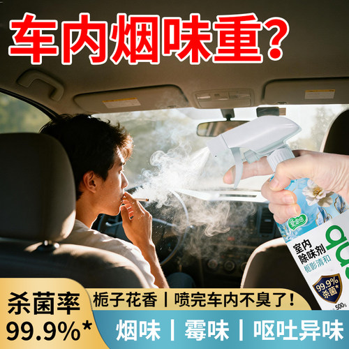 车内除臭喷雾500g去味杀菌率99%*