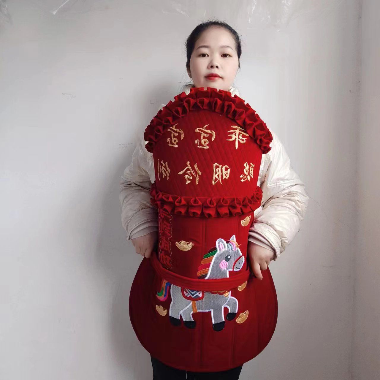 老式背带外出云南贵州四川后背神器背巾背扇婴儿新款子小孩娃娃