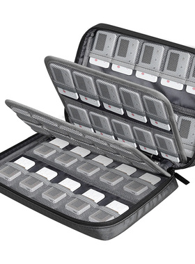 BUBM U盘收纳包企业网银公司出纳u盾收纳大容量多层优盘优盾整理袋手机银行ukey密码器K宝盒电子产品保护套