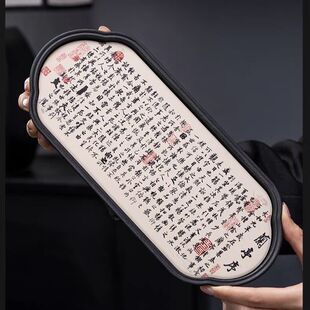 茶托盘干泡茶盘创意小型吸水小型茶台家用壶承一人饮复古茶具 新款