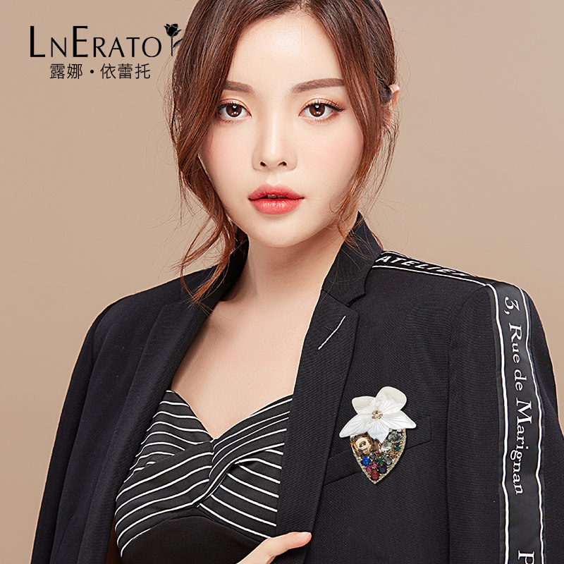 韩国LNERATO原创设计师胸花 个性气质大衣配饰女胸针宴会服装首饰