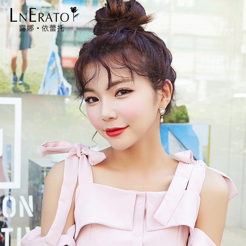 韩国LNERATO韩版时尚耳饰 复古宫廷耳环巴洛克女耳坠气质个性耳钉