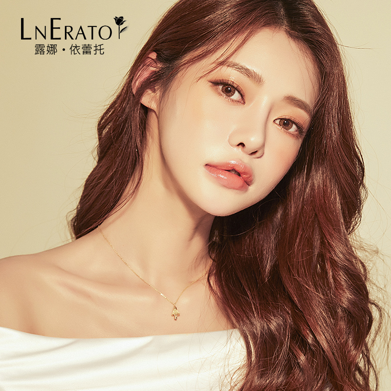 韩国lnerato小众锁骨链女网红纯银项链 ins超火小铃铛吊坠脖子链
