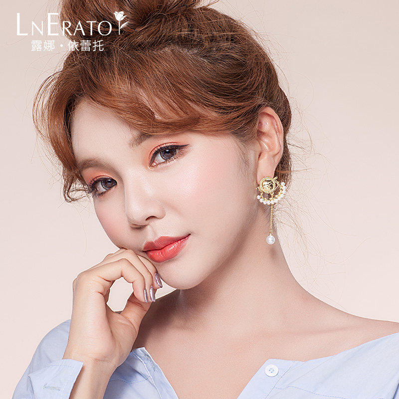 韩国LNERATO时尚百搭耳环网红流苏耳坠长款耳钉ins耳饰送女友